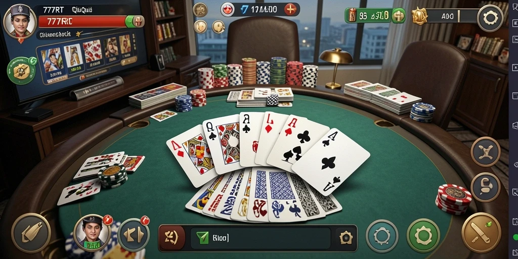 Screenshot gameplay QiuQiu yang seru dan interaktif dalam 777RT.