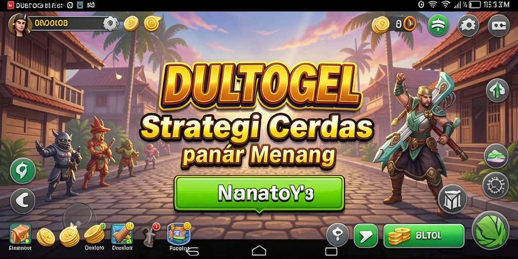 Tampilan menarik gameplay DULTOGEL dengan strategi yang mendebarkan.
